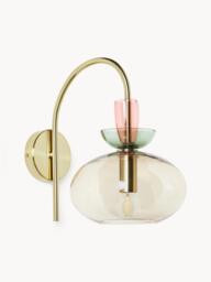 Coloured Glass Wall Lamp Nyra - thumbnail 1