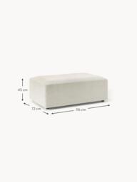 XL Ottoman Melva, W 116 x D 72 cm - thumbnail 9