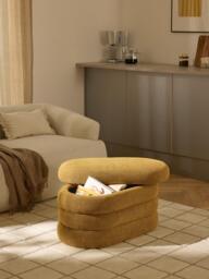 Small Upholstered Bench Alto with Storage Space - thumbnail 9