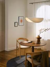 Large Linen Design Pendant Light Kenzie - thumbnail 9