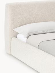 Upholstered Bouclé Bed Cloud with Storage Space - thumbnail 5