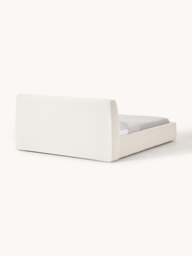 Upholstered Bouclé Bed Cloud with Storage Space - thumbnail 3