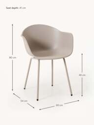 Dining Chair Claire with Armrests - thumbnail 7