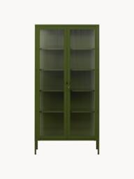 Metal Display Cabinet The Collector with Ribbed Glass - thumbnail 4