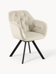 Swivel Velvet Armchair Lucie