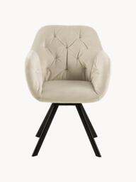 Swivel Velvet Armchair Lucie - thumbnail 3