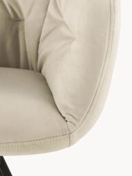 Swivel Velvet Armchair Lucie - thumbnail 9