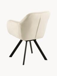 Swivel Velvet Armchair Lucie - thumbnail 4