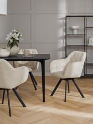 Swivel Velvet Armchair Lucie - thumbnail 2