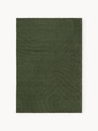 High-Low Wool Rug Aaron, Hand-Tufted