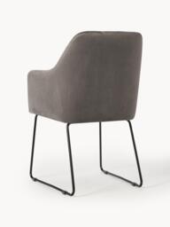 Velvet Armchair Isla - thumbnail 4