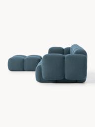 Bouclé Modular Sofa Tayla (4-seater) with Ottoman (left/right) - thumbnail 3