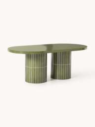 Oval Garden Table Saya, 200 x 100 cm