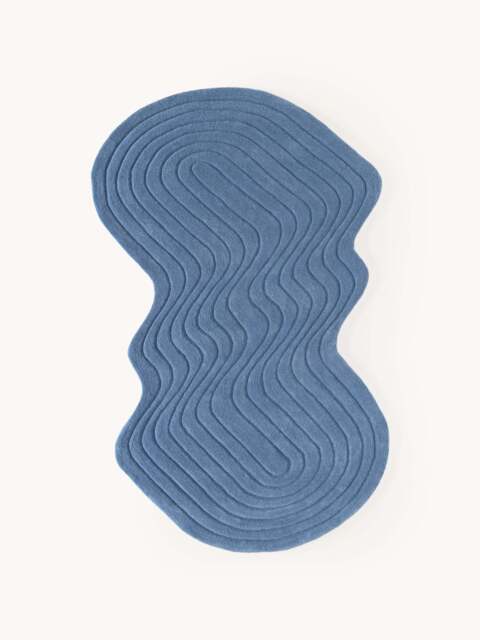 Organic-Shaped Hand-Tufted Wool Rug Aliza - image 1