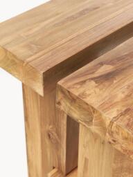 Teak Wood Stool Hugo - thumbnail 5