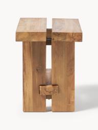 Teak Wood Stool Hugo - thumbnail 4