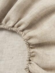 Topper Fitted Sheet Linna, Linen - thumbnail 2