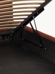 Upholstered Bouclé Bed Cloud with Storage Space - thumbnail 6