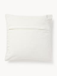 Embroidered Cotton Cushion Cover Vahid with a High-Low Texture - thumbnail 3