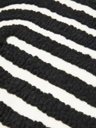 Embroidered Cotton Cushion Cover Vahid with a High-Low Texture - thumbnail 7