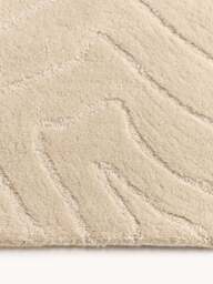 High-Low Wool Rug Aaron, Hand-Tufted - thumbnail 2