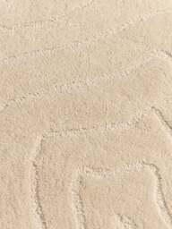 High-Low Wool Rug Aaron, Hand-Tufted - thumbnail 3