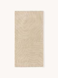 High-Low Wool Rug Aaron, Hand-Tufted - thumbnail 1