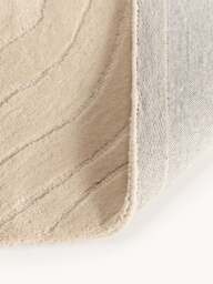 High-Low Wool Rug Aaron, Hand-Tufted - thumbnail 4