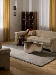 Hand-Woven Wool Rug Pebble - thumbnail 6