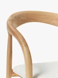 Ash Wood Dining Chair Camille with Seat Cushion - thumbnail 5