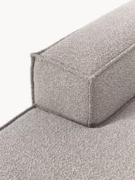 Bouclé Corner Chaise Module Lennon - thumbnail 8