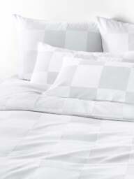 Westwing Crosby Studios, Checked Cotton Duvet Cover Damier - thumbnail 1