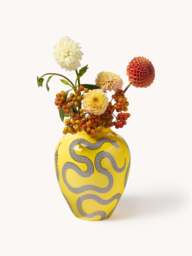 Porcelain Vase Eden with Gold Accents, H 27 cm - thumbnail 4