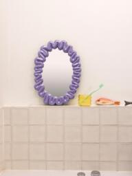 Oval Wall Mirror Dribble - thumbnail 2