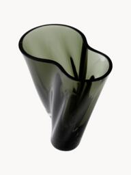 Mouth-Blown Glass Vase Aer, H 19 cm - thumbnail 4