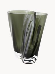 Mouth-Blown Glass Vase Aer, H 19 cm - thumbnail 3