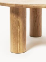 Round Oak Wood Coffee Table Didi - thumbnail 3