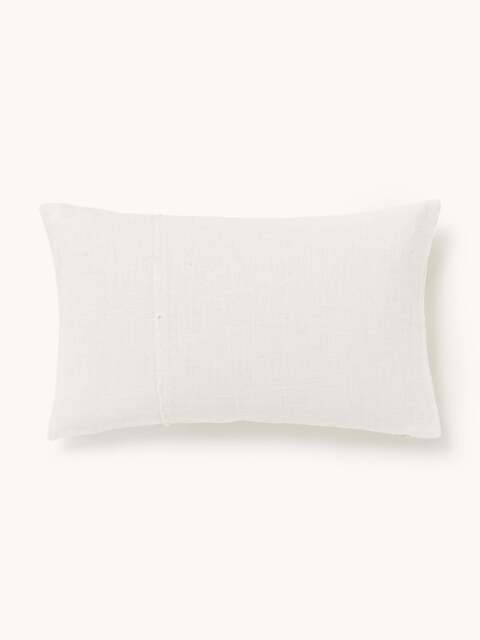 Hand-Woven Cushion Cover Terre with Decorative Seam - image 1
