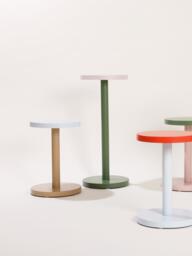 Round Metal Side Table Trisse - thumbnail 2