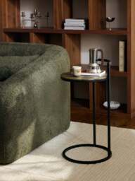 Round Metal Side Table Circle - thumbnail 7