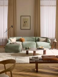 Modular Bouclé Sofa Sofia (3-seater) - thumbnail 2