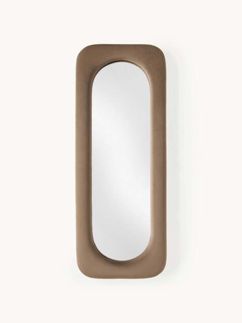 Full-Length Wall Mirror Zola with Velvet Frame - image 1