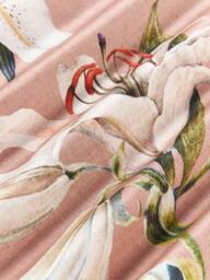 Cotton Satin Duvet Cover Flori with Floral Print - thumbnail 6