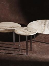 Round Marble Coffee Table Ioi, Ø 100 cm - thumbnail 2