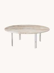 Round Marble Coffee Table Ioi, Ø 100 cm - thumbnail 1