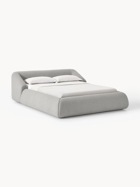 Upholstered Bouclé Bed Sofia