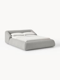 Upholstered Bouclé Bed Sofia