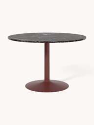 Oval Marble Dining Table Miley, 120 x 90 cm - thumbnail 2