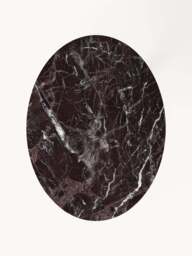 Oval Marble Dining Table Miley, 120 x 90 cm - thumbnail 4