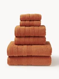 Towel Set Luxe with Striped Border, in various set sizes - thumbnail 2